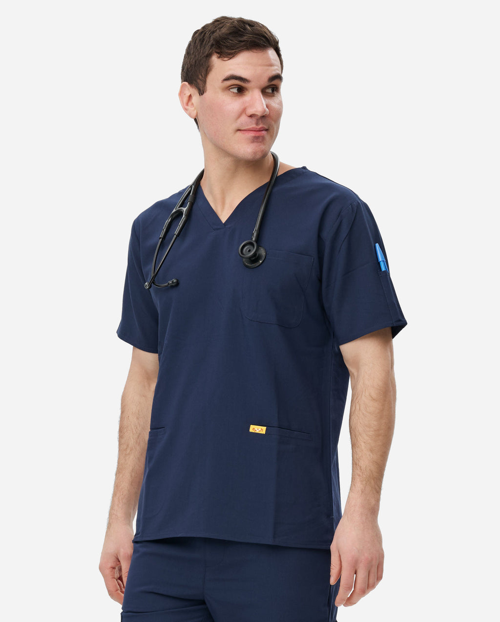 Mens 3-Pocket Scrub Top | P200
