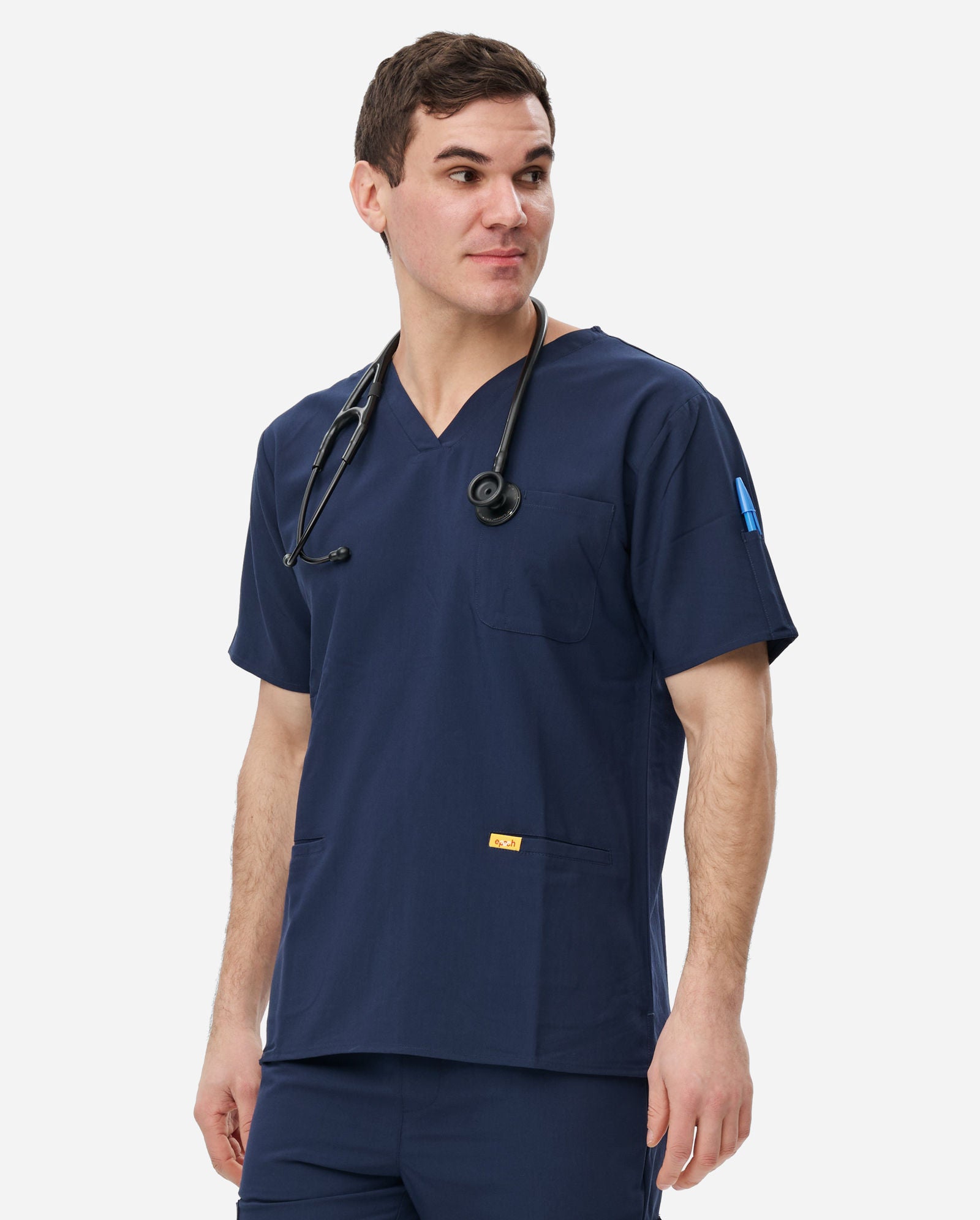 Mens 3-Pocket Scrub Top | P200