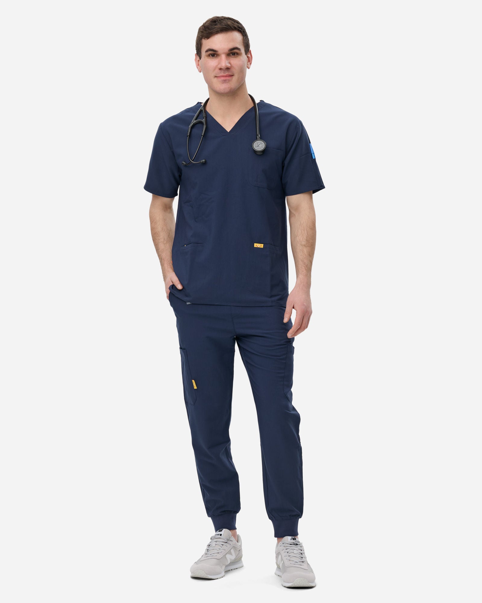 Mens 3-Pocket Scrub Top | P200
