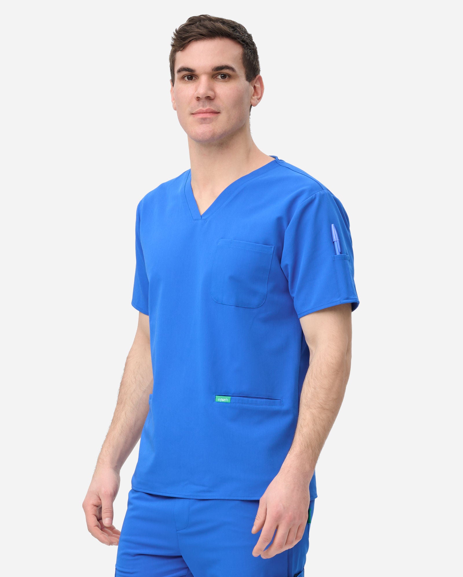 Mens 3-Pocket Scrub Top | P200