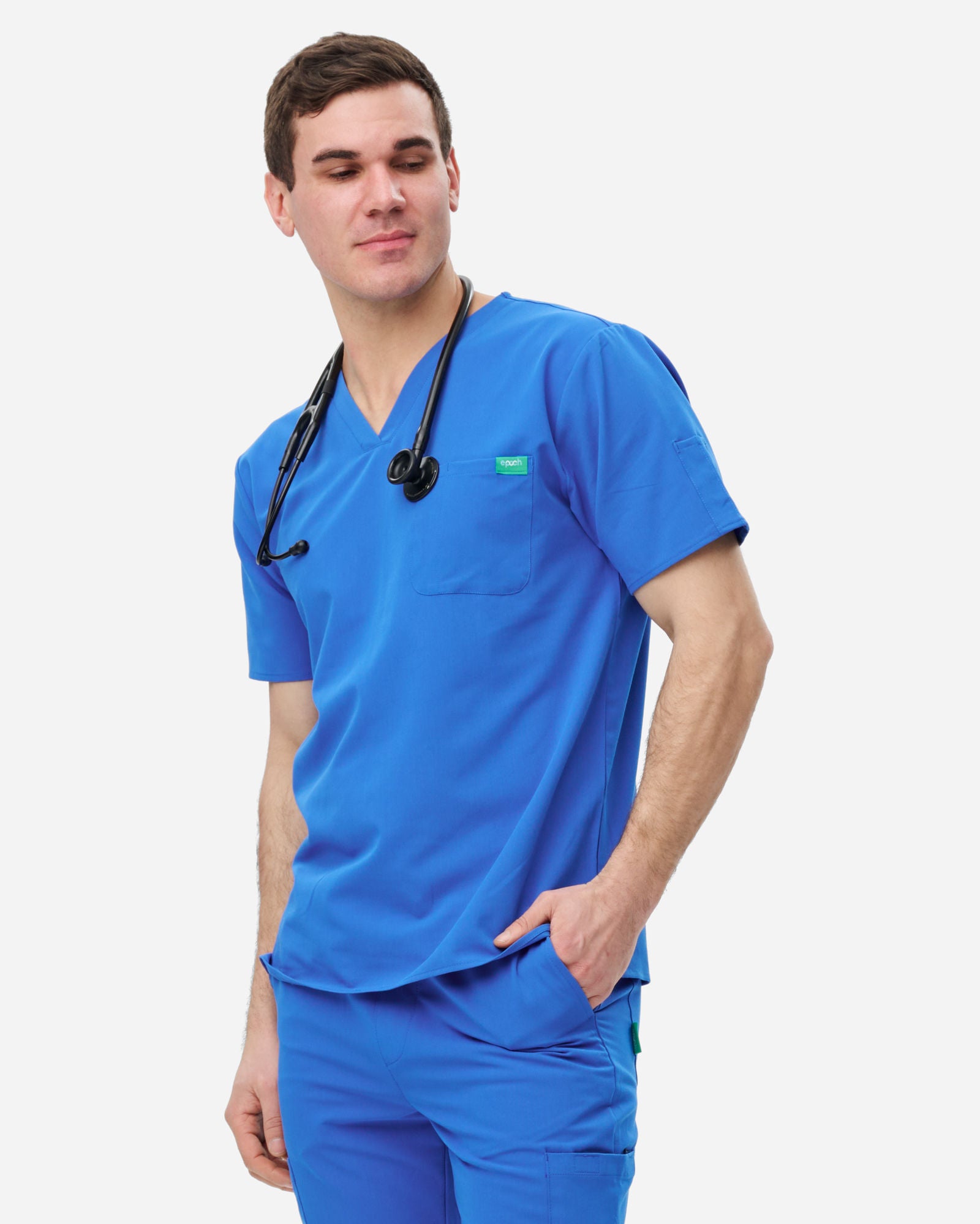Mens Basic Scrub Top | P201