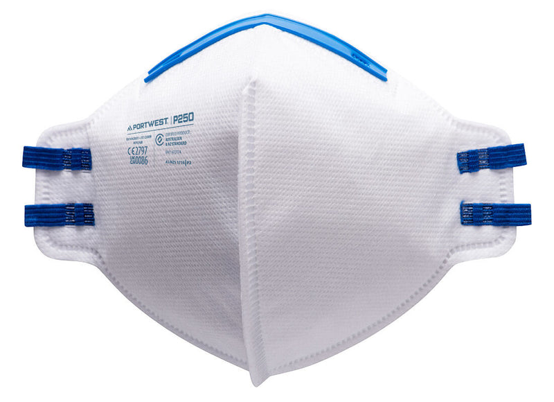 FFP2 Dust Mist Fold Flat Respirator (Pk20) | P250