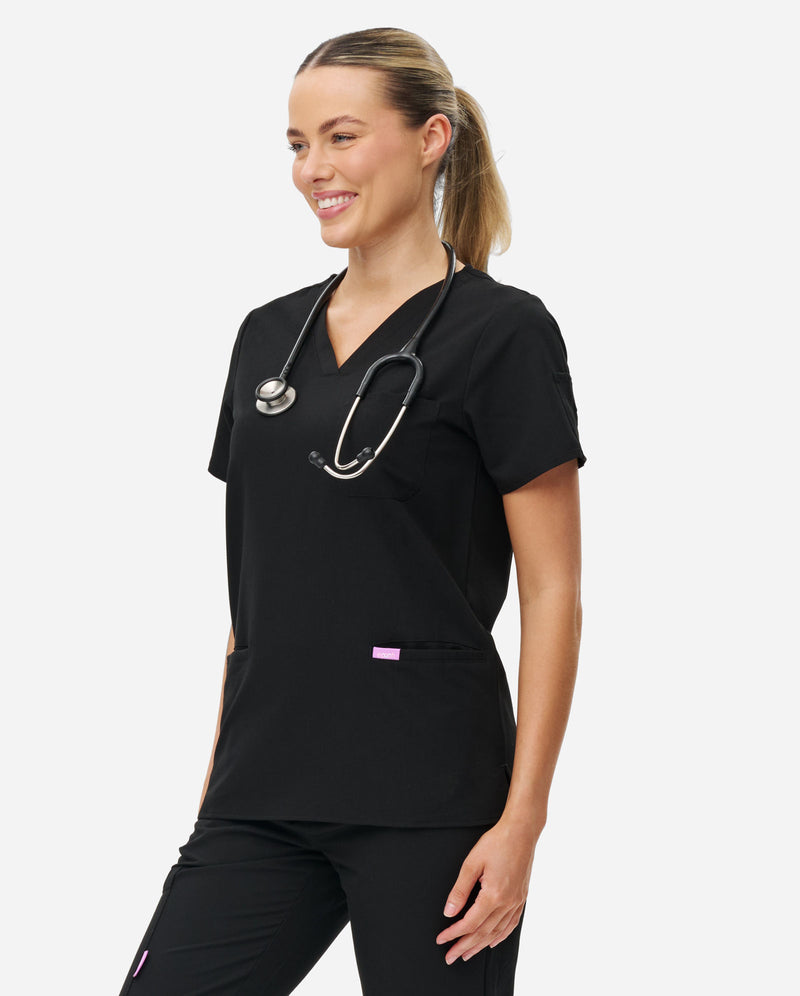 Womens 3-Pocket Scrub Top | P600