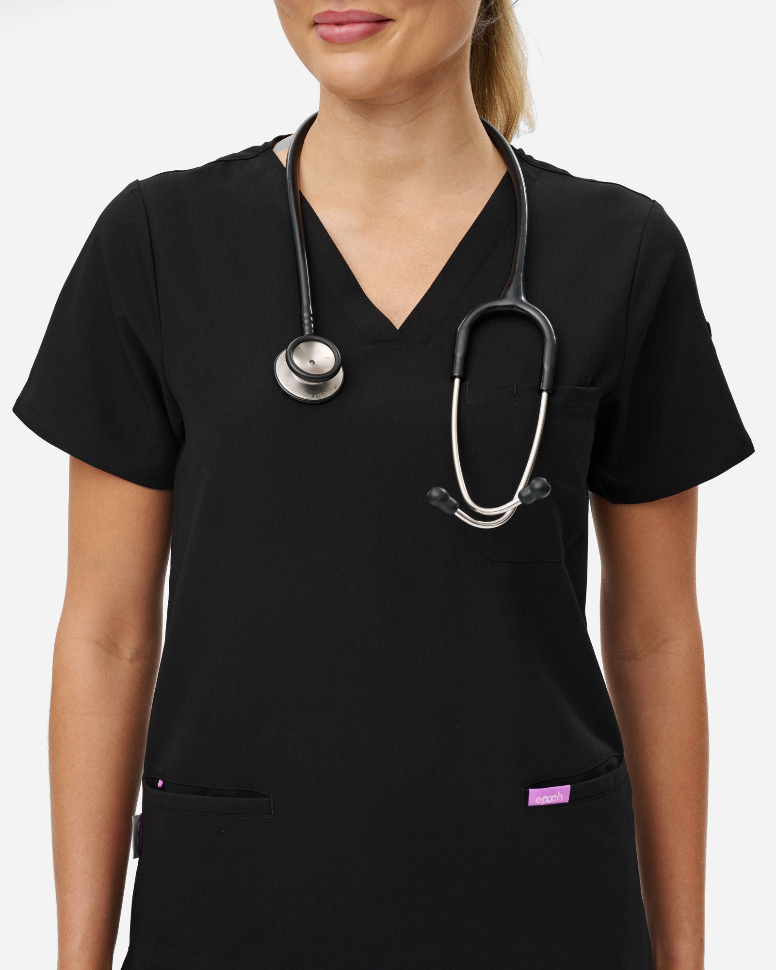 Womens 3-Pocket Scrub Top | P600