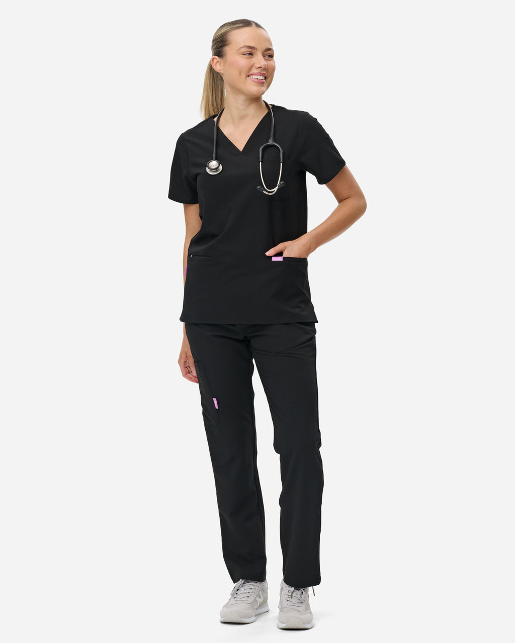 Womens 3-Pocket Scrub Top | P600