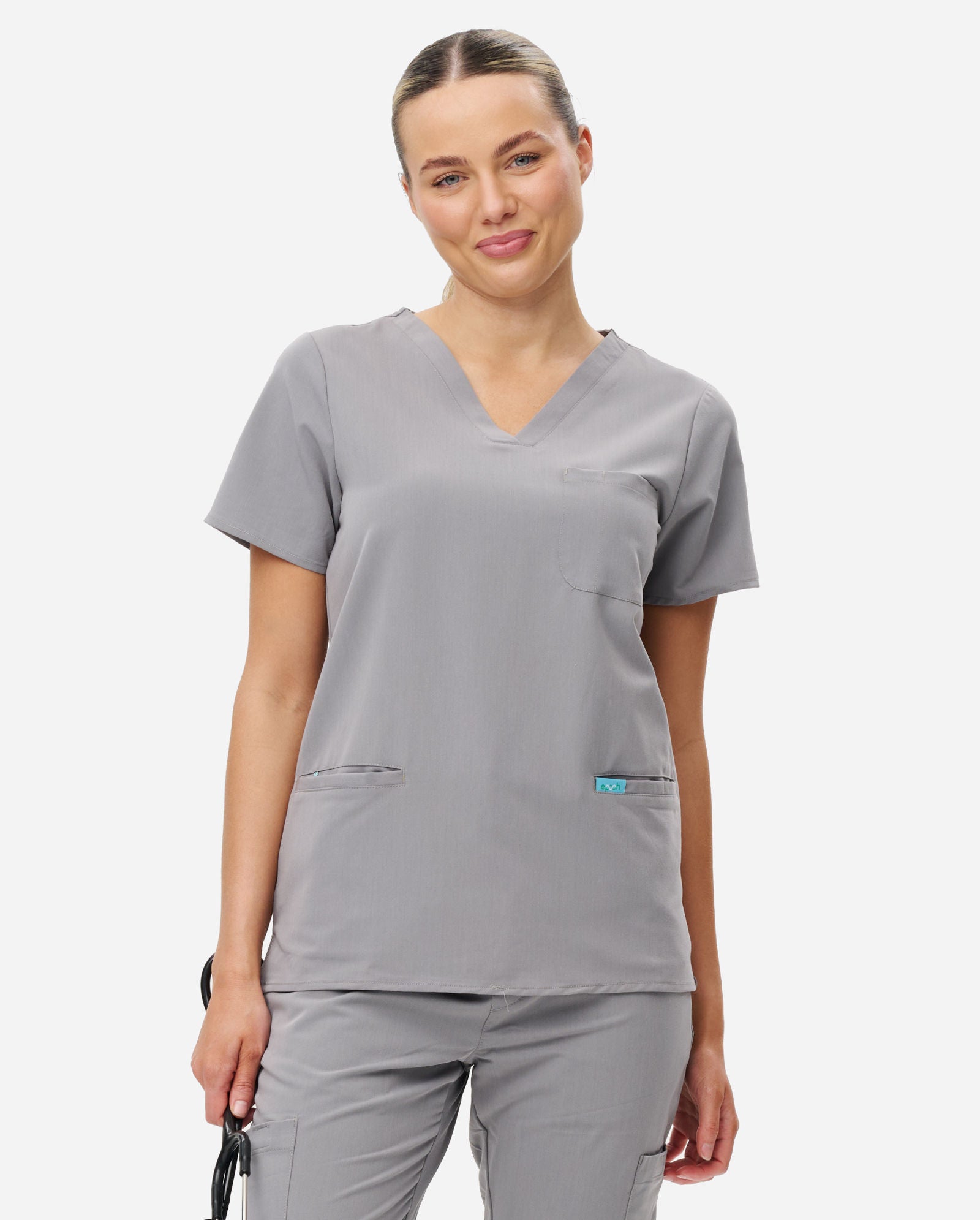 Womens 3-Pocket Scrub Top | P600