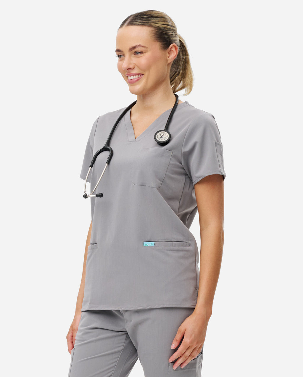 Womens 3-Pocket Scrub Top | P600