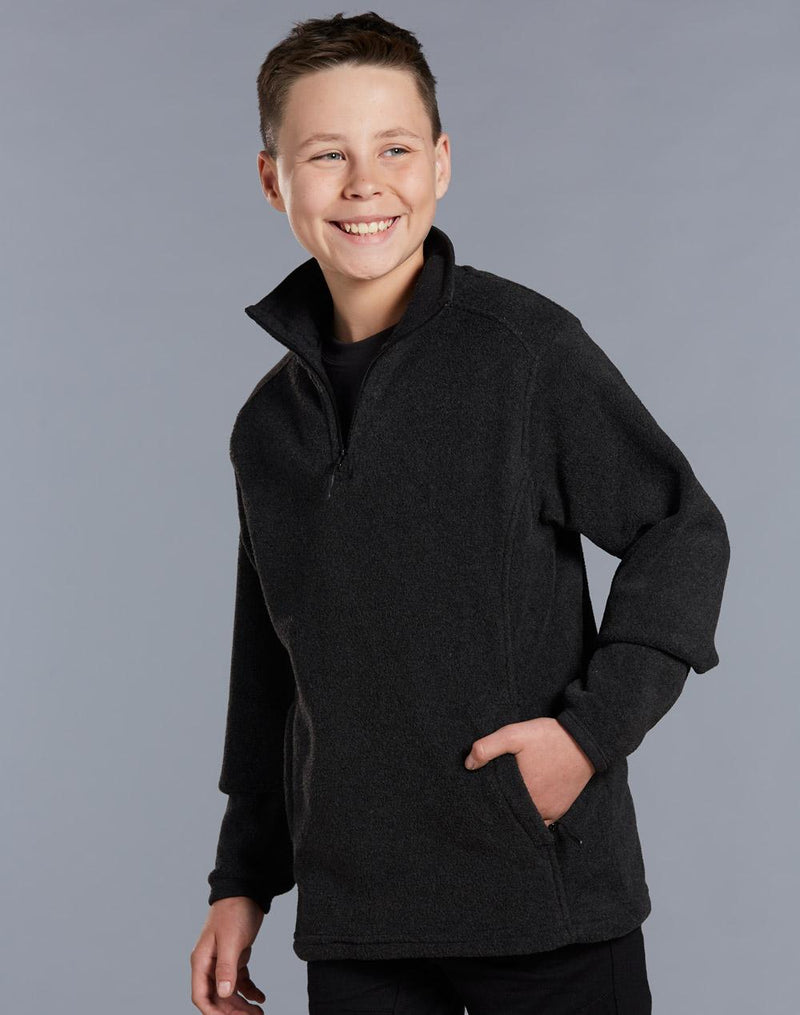 Kid's Half Zip Polar Fleece Pullover | PF21K