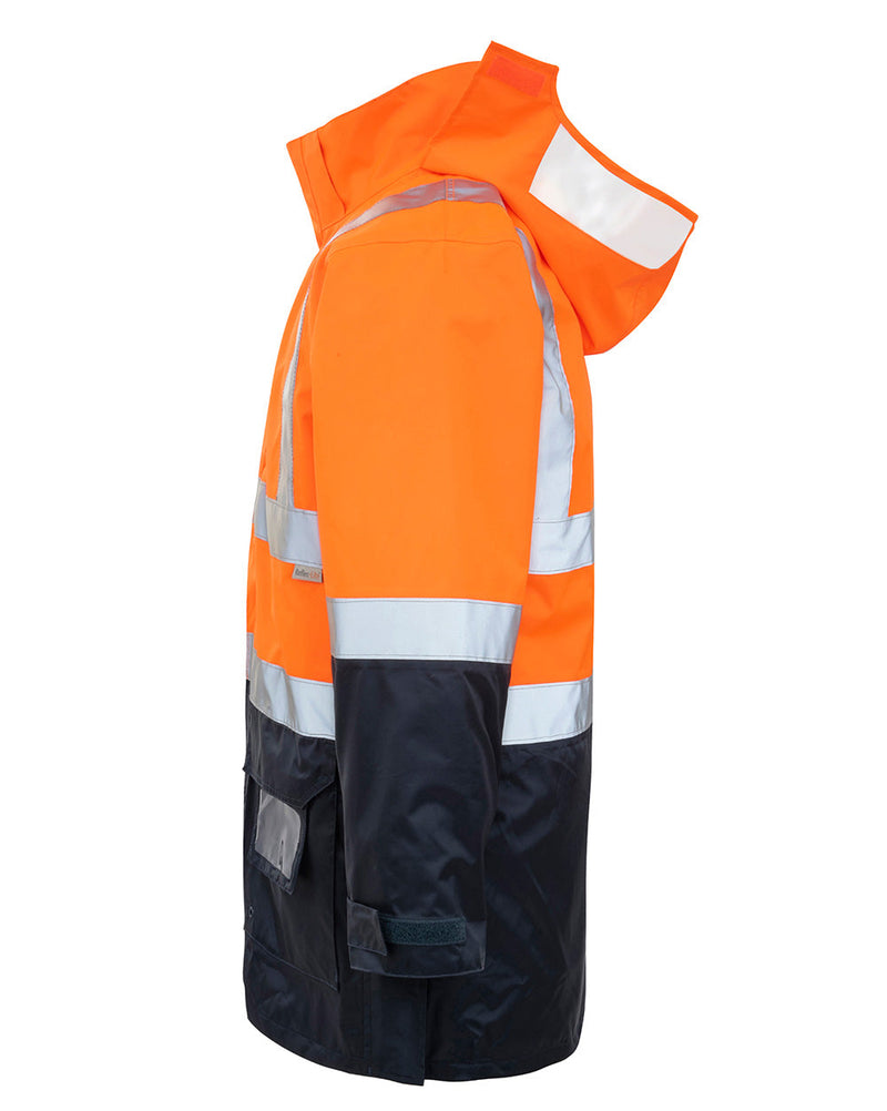 4-in-1 Utility Jacket & Vest in Fluoro Orange & Navy | 23962