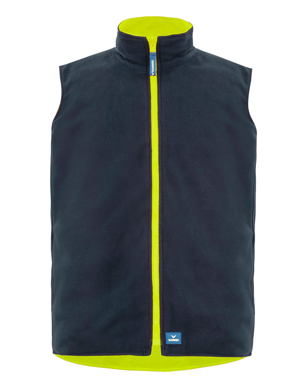 4-in-1 Utility Jacket & Vest in Fluoro Yellow & Navy | 23961