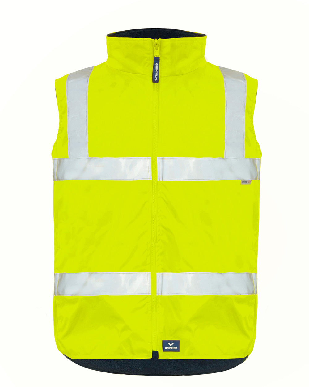 4-in-1 Utility Jacket & Vest in Fluoro Yellow & Navy | 23961