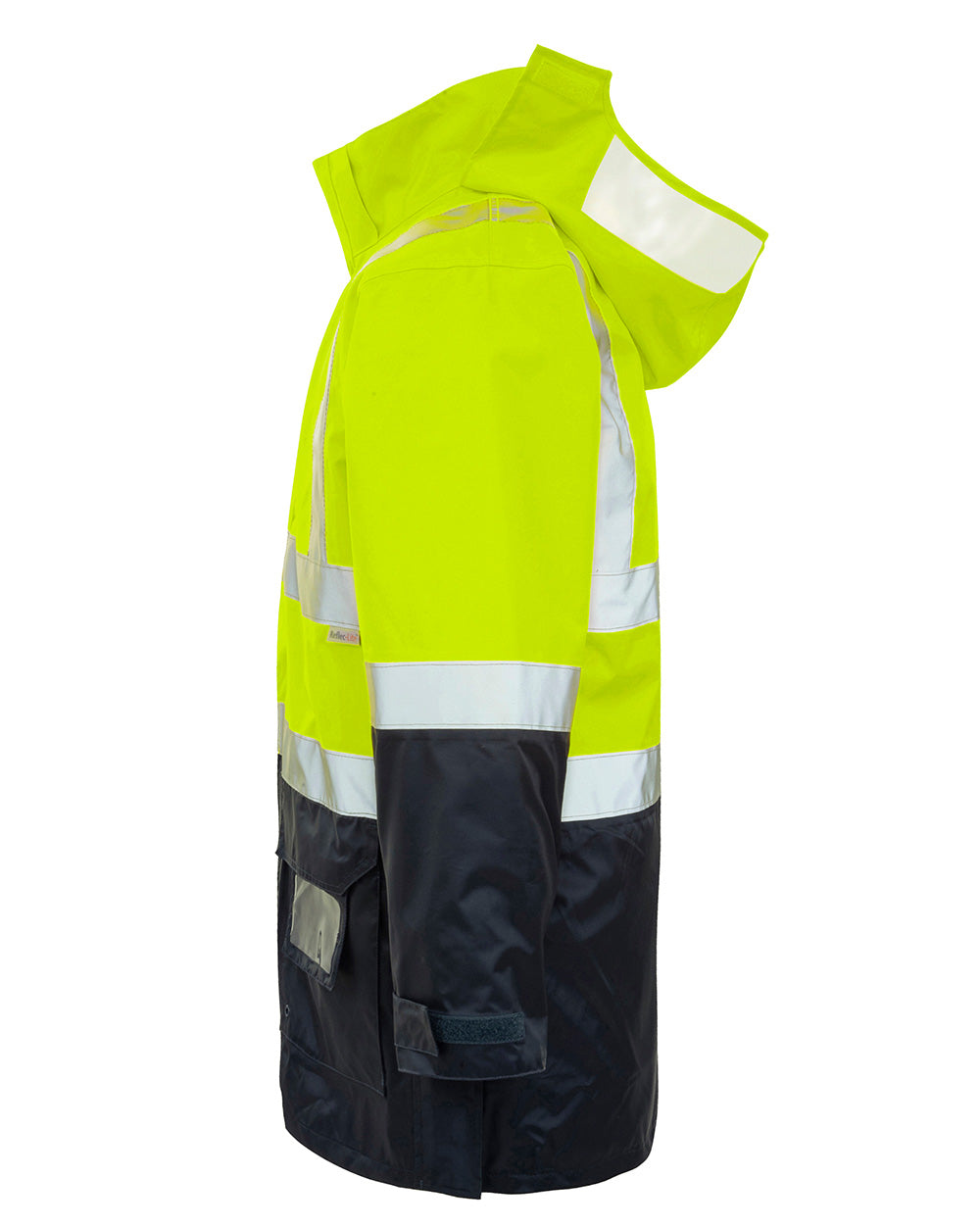4-in-1 Utility Jacket & Vest in Fluoro Yellow & Navy | 23961