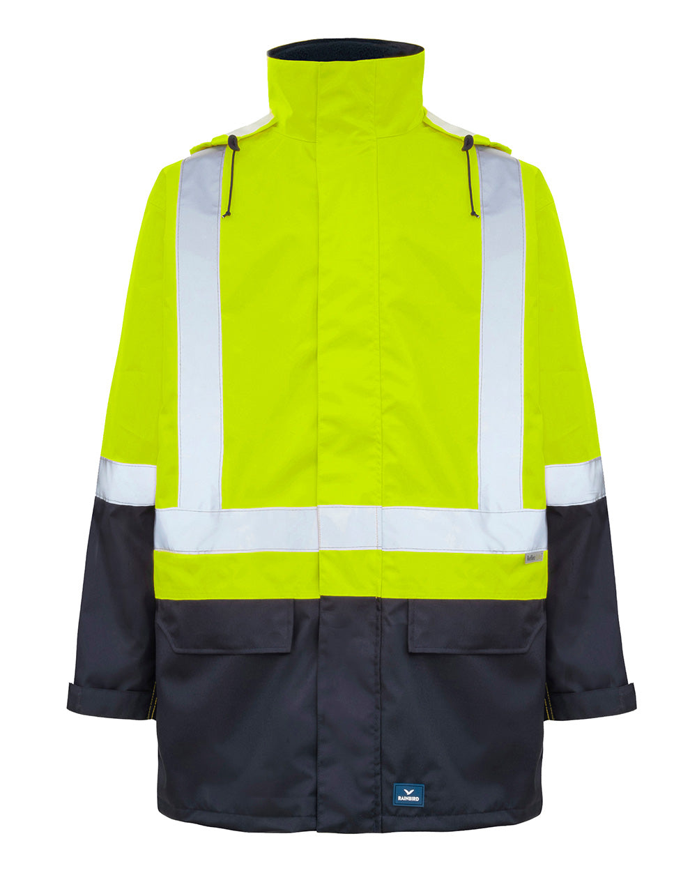 Assist Jacket in Fluoro Yellow & Navy | 45695