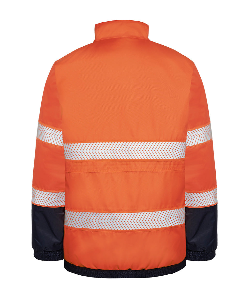 Cahill Hi-Vis Jacket in Fluoro Orange & Navy | 47948