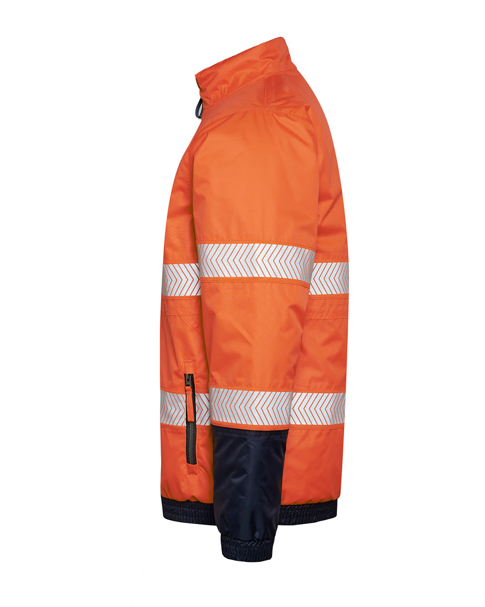 Cahill Hi-Vis Jacket in Fluoro Orange & Navy | 47948