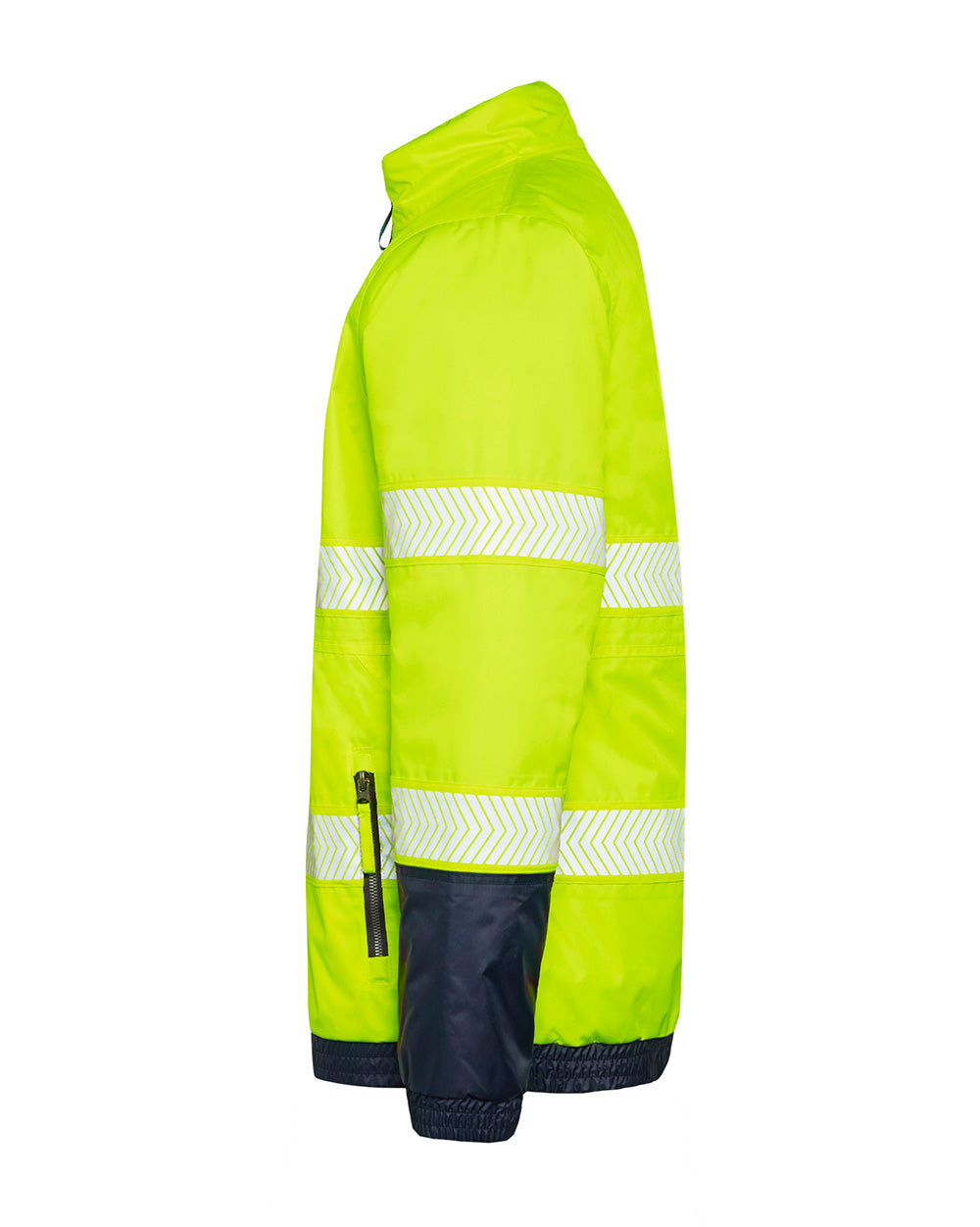 Cahill Hi-Vis Jacket in Fluoro Yellow & Navy | 47947