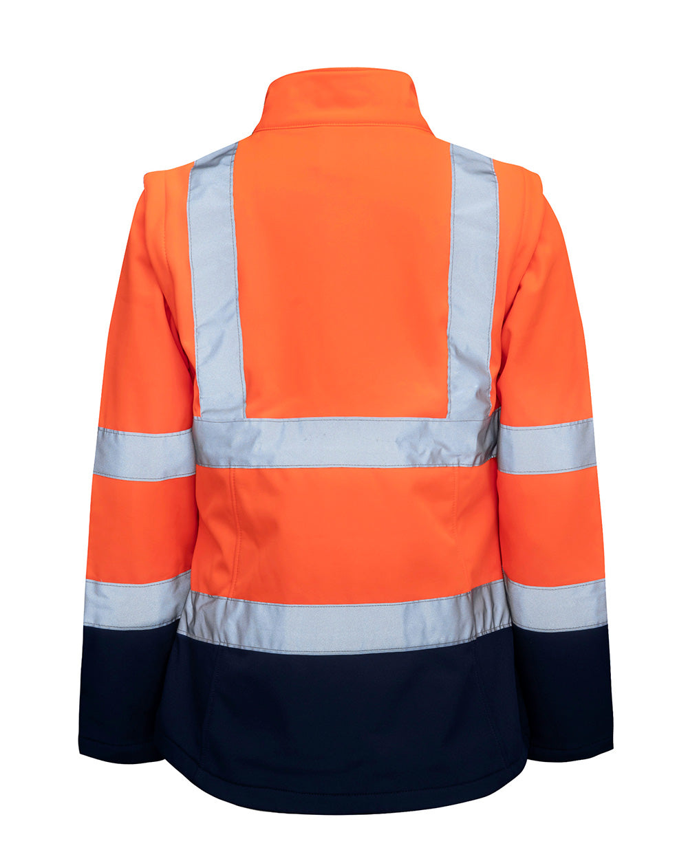 Carroll Softshell Jacket in Fluoro Orange & Navy | 46368