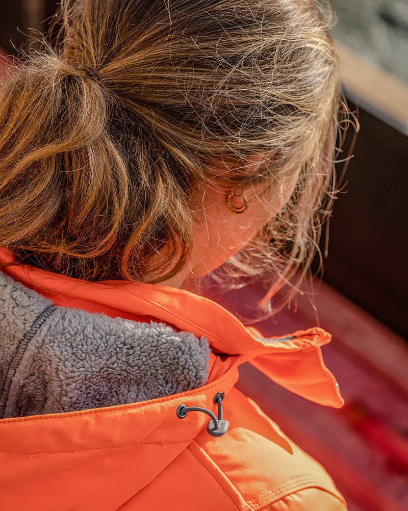 Ellis Hi-Vis Softshell in Fluoro Orange & Charcoal | 47950