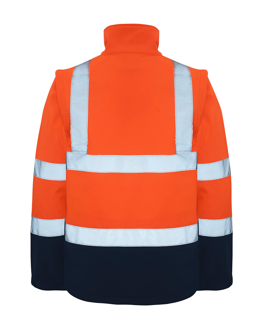 Landy Softshell Jacket in Fluoro Orange & Navy | 45251