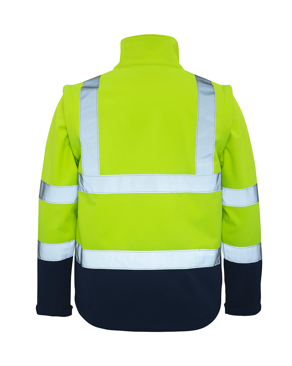 Landy Softshell Jacket in Fluoro Yellow & Navy | 45255