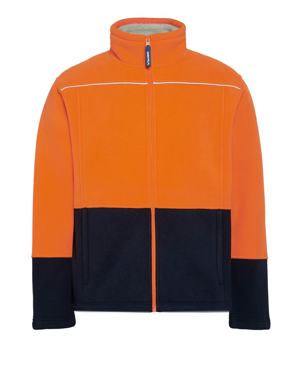 Lumber Jacket in Fluoro Yellow & Navy | 46127