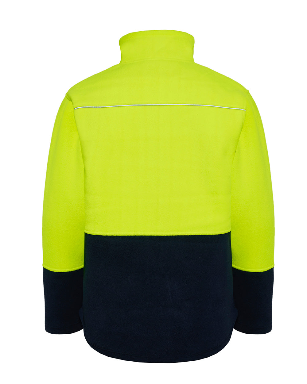 Lumber Jacket in Fluoro Yellow & Navy | 46130