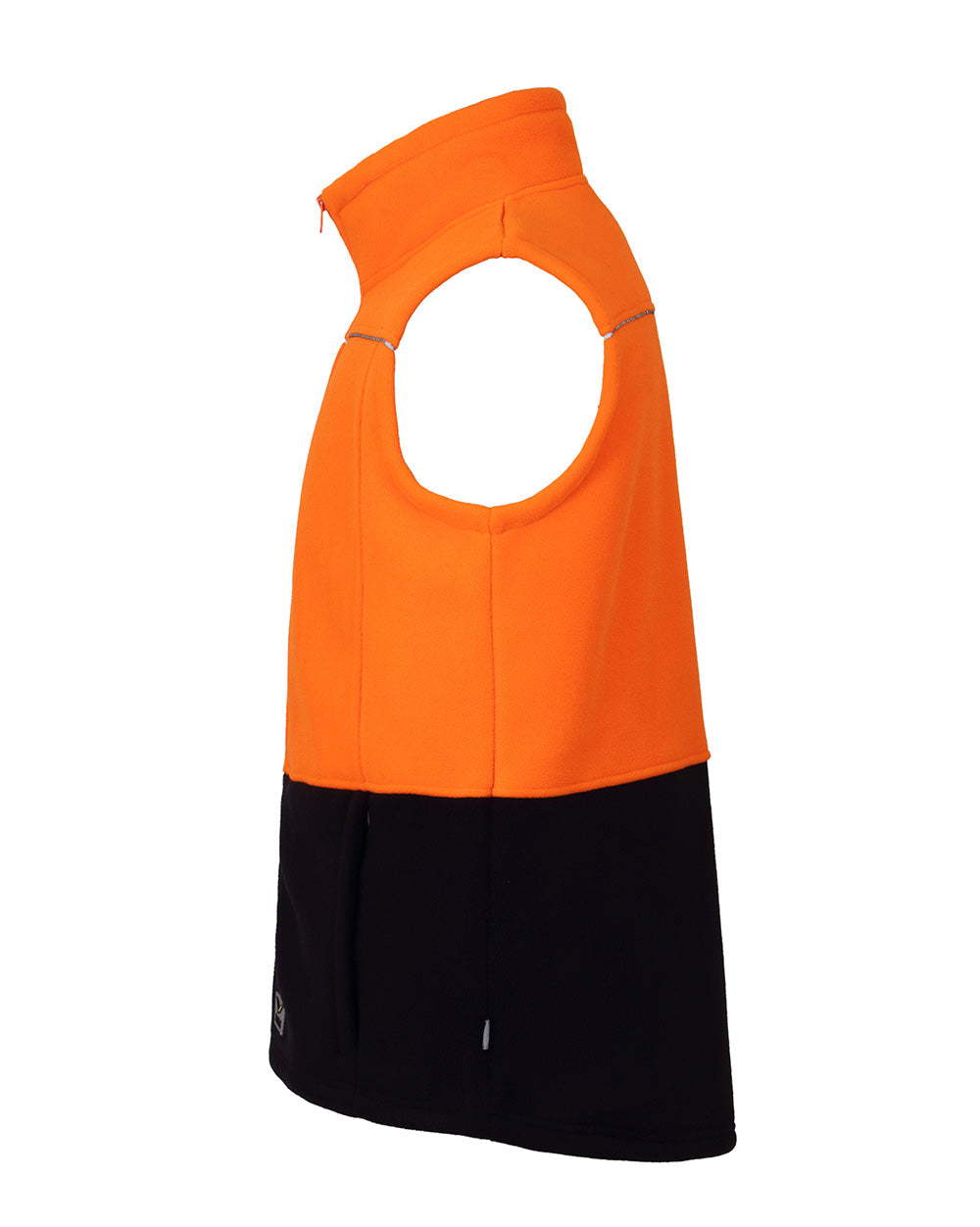 Maguire Vest in Fluoro Orange & Navy | 46889