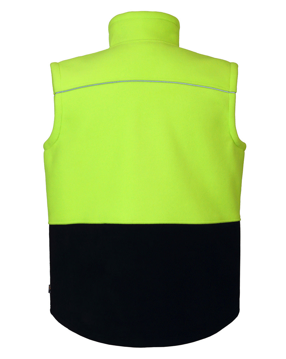 Maguire Vest in Fluoro Yellow & Navy | 46888