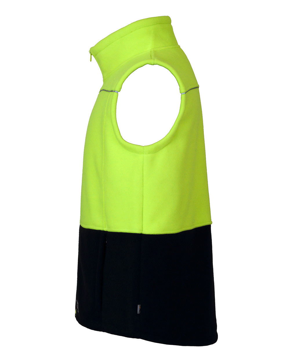 Maguire Vest in Fluoro Yellow & Navy | 46888