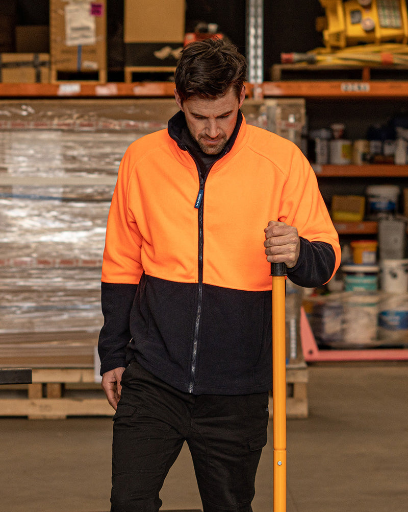 Nangu Jacket in Fluoro Orange & Navy | 28385