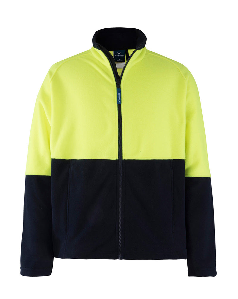 Nangu Jacket in Fluoro Yellow & Navy | 28386