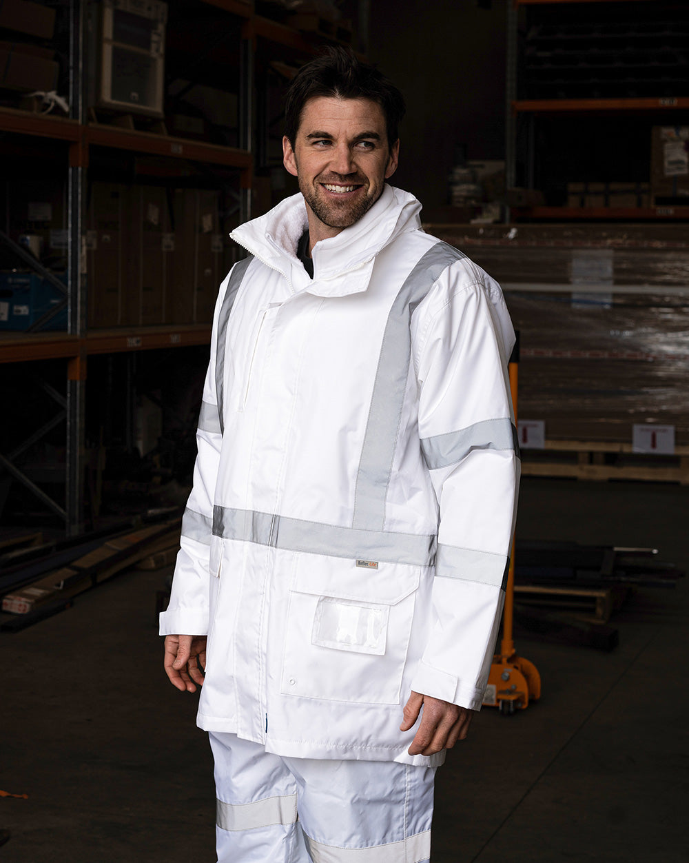 Night Vis H Jacket in White | 47785