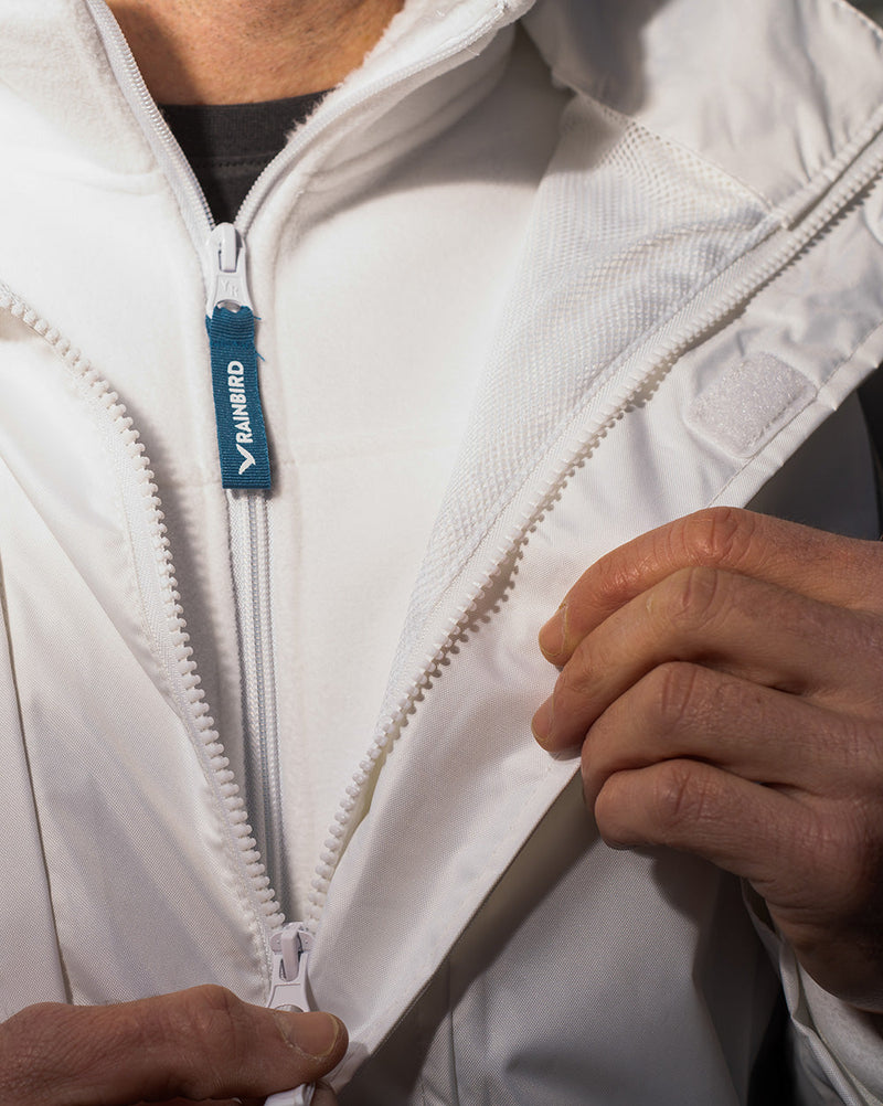 Night Vis X Back Jacket in White | 47505