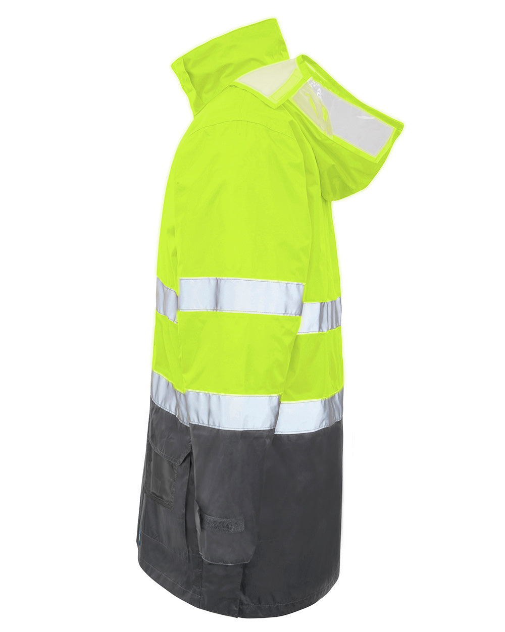 Northern Jacket in Fluoro Yellow & Charcoal | 47110