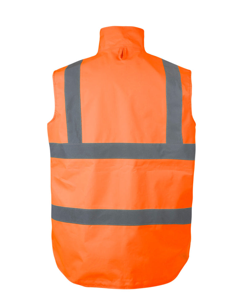 Reversible Utility Vest in Fluoro Orange | 46886