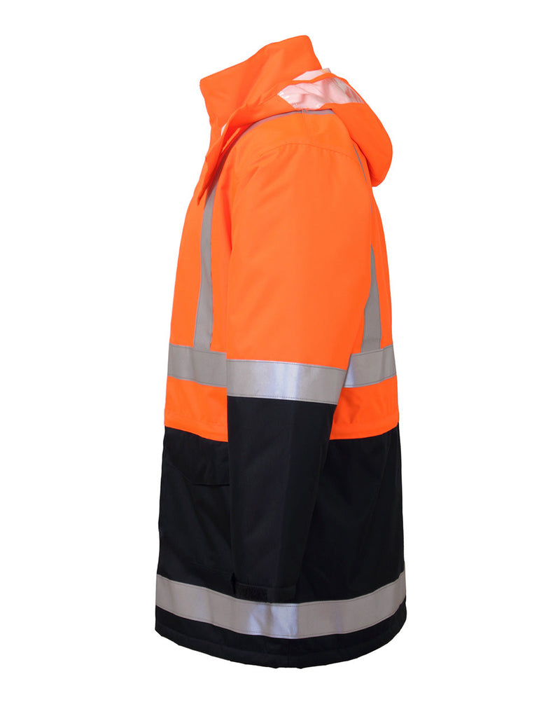 Sentinel Jacket in Fluoro Orange & Navy | 46364