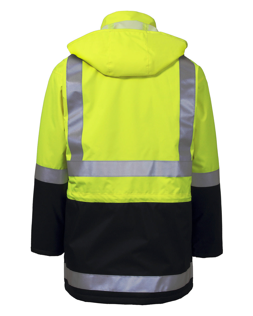 Sentinel Jacket in Fluoro Yellow & Navy | 46365