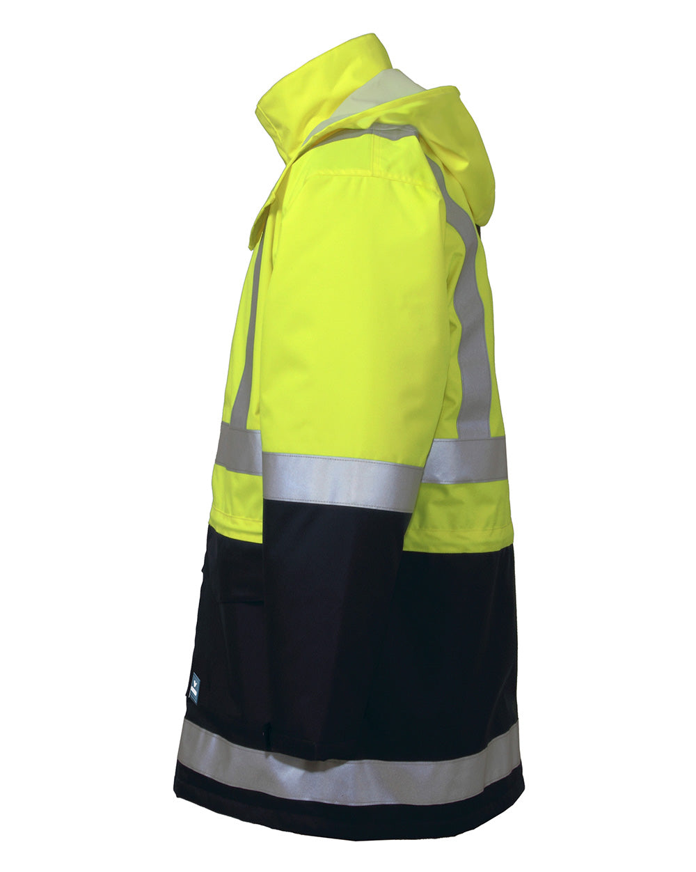 Sentinel Jacket in Fluoro Yellow & Navy | 46365