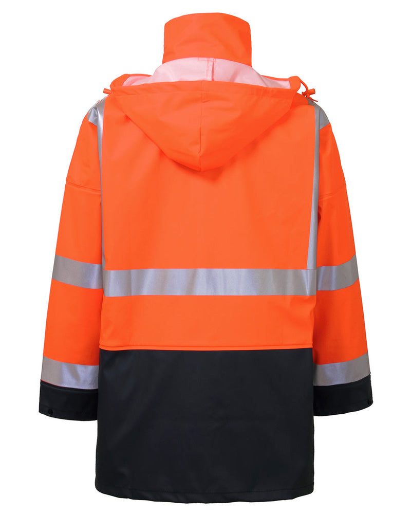 Shelter Jacket in Fluoro Orange & Navy | 4867