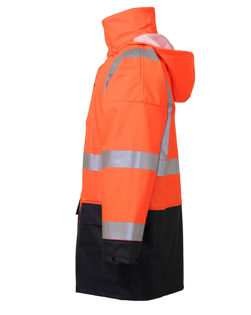 Shelter Jacket in Fluoro Orange & Navy | 4867