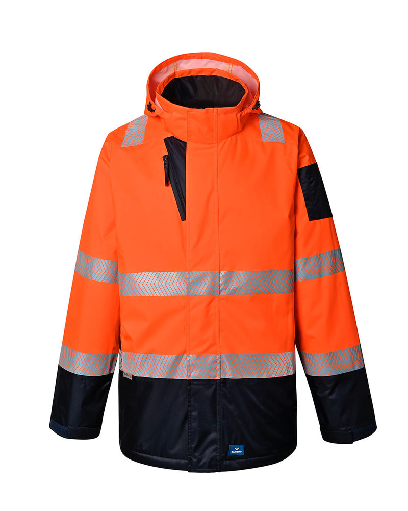 Southern Parka in Fluoro Orange & Navy | 47653