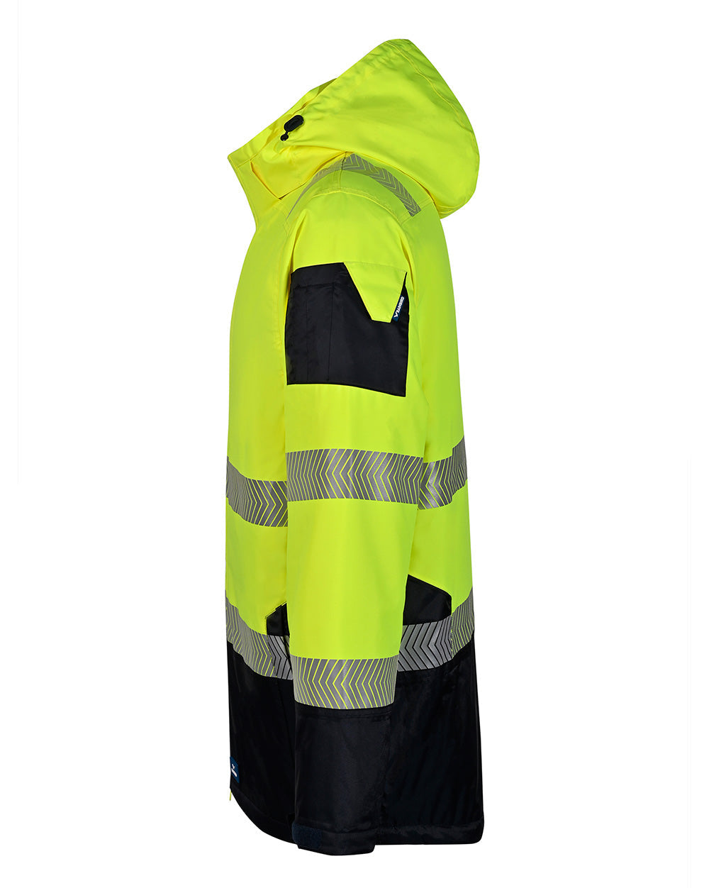 Southern Parka in Fluoro Yellow & Navy | 47654