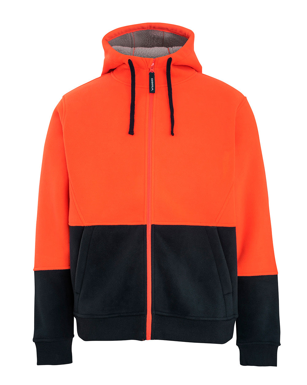 Taylor Hoodie Fluoro Orange & Navy | 47589
