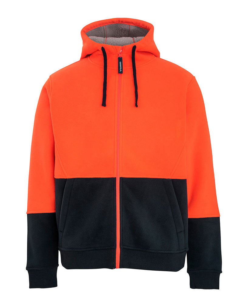 Taylor Hoodie Fluoro Orange & Navy | 47589