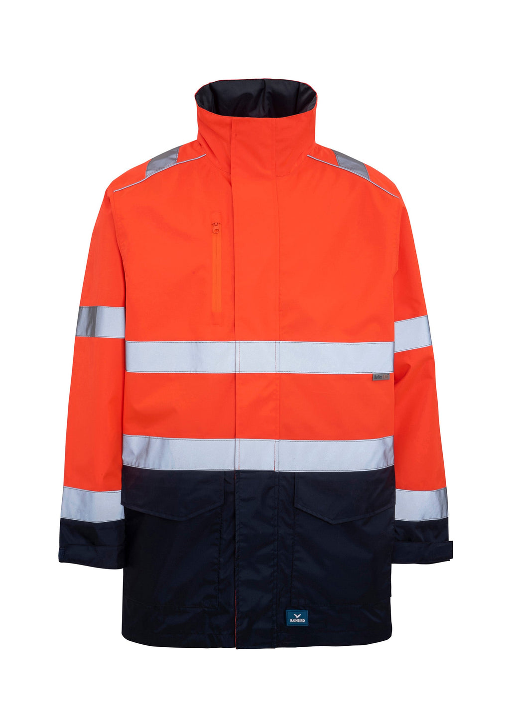 Ultimate Jacket in Fluoro Orange & Navy | 30101