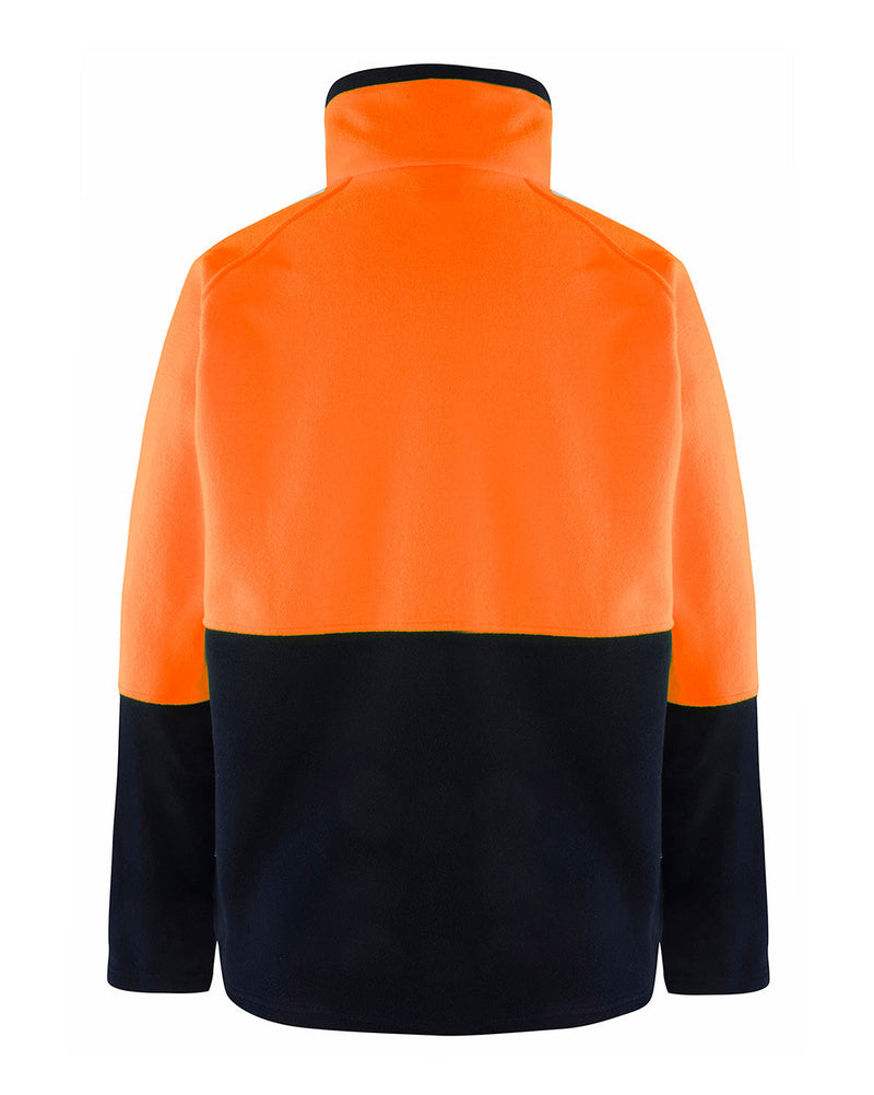 Woruga Pullover in Fluoro Orange & Navy | 28401