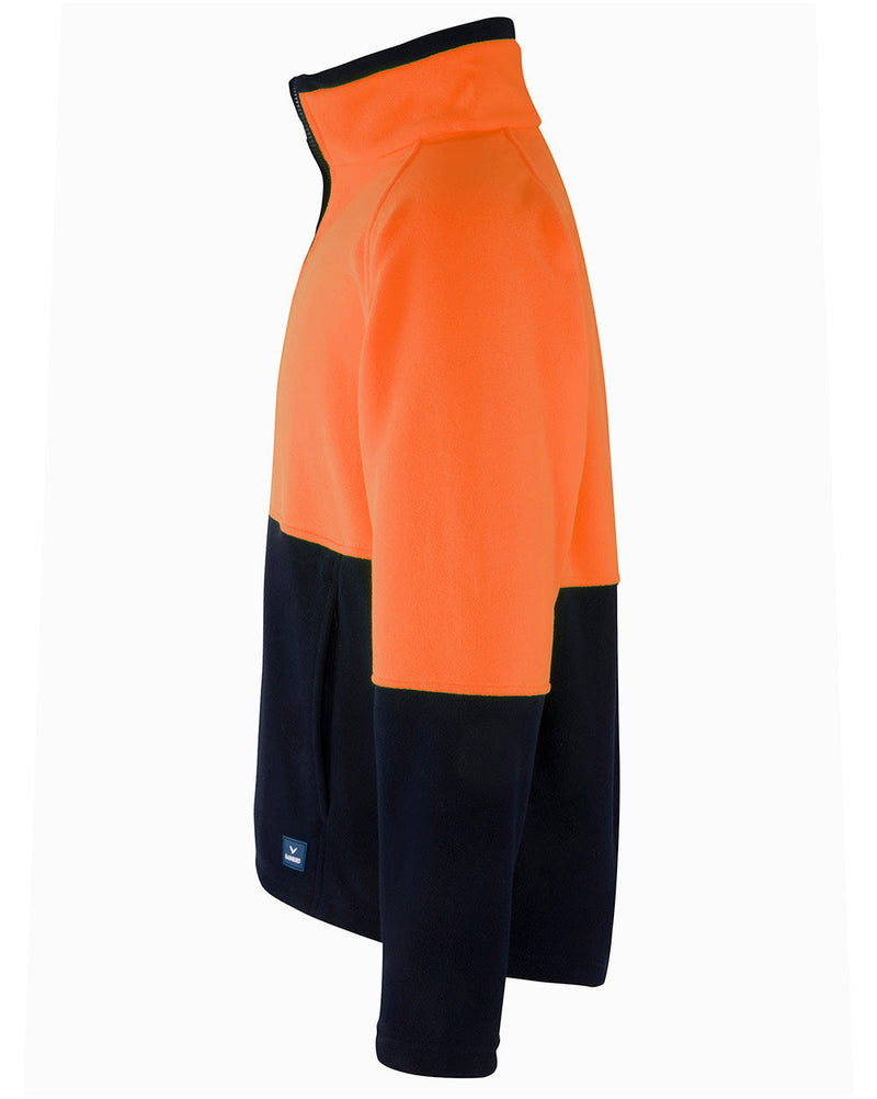 Woruga Pullover in Fluoro Orange & Navy | 28401