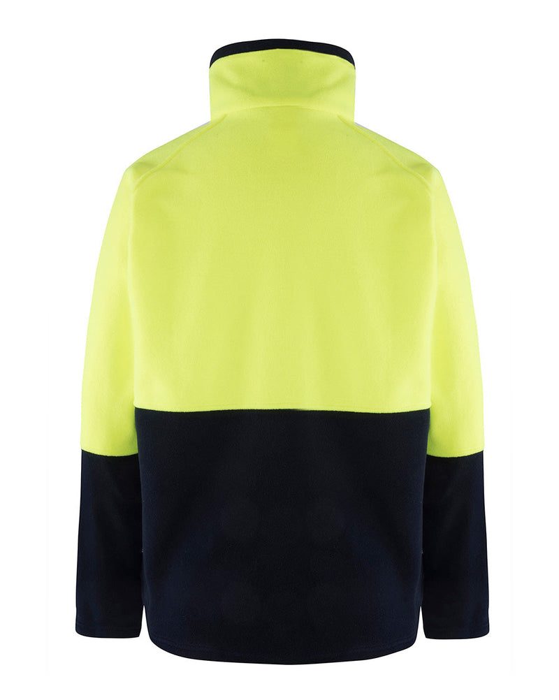 Woruga Pullover in Fluoro Yellow & Navy | 28402