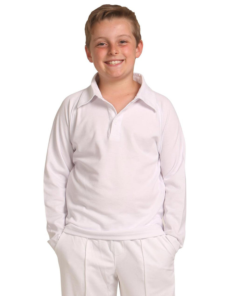 Kid's L/S Truedry mesh knit cricket | PS29KL