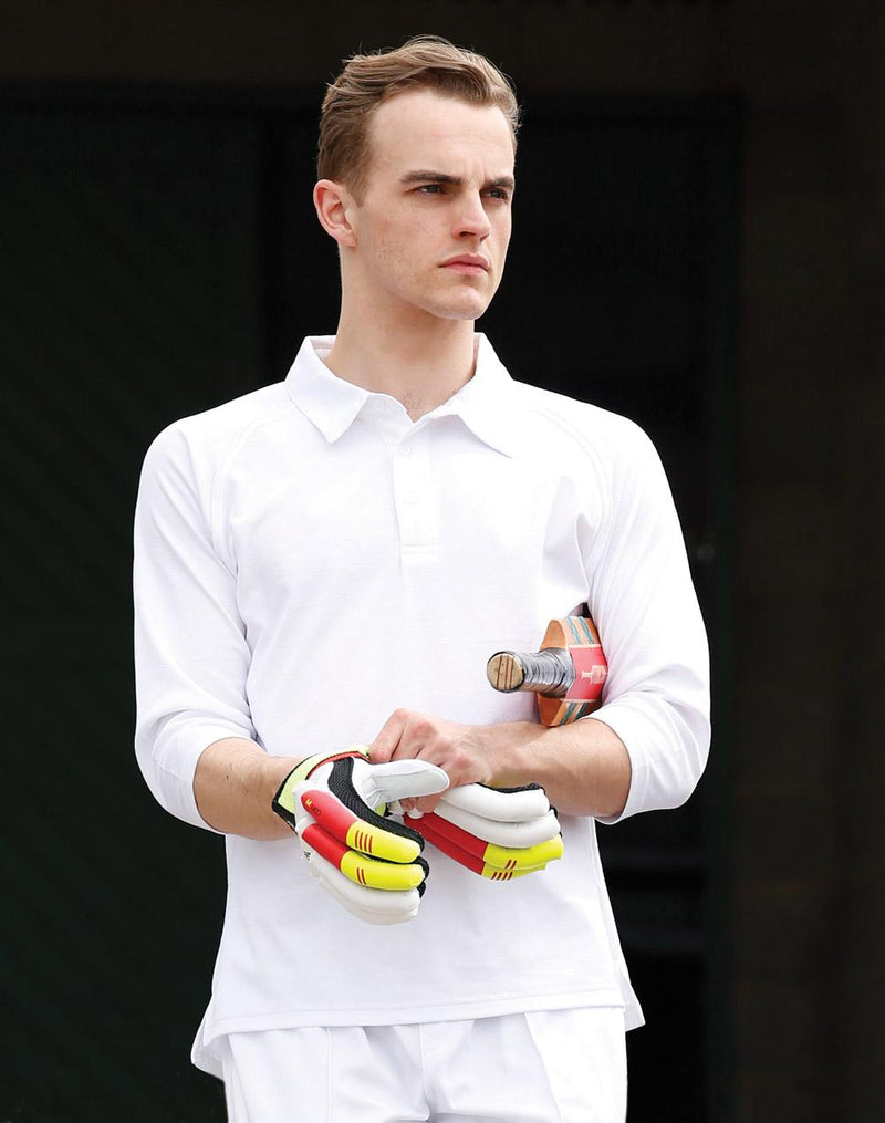 Mens 3/4 sleeve cricket polo | PS29Q